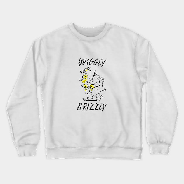 Wiggly Grizzly Crewneck Sweatshirt by sonhouse5